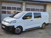 Citroën JUMPY L3 Holenderka 6-miejsc  Climatronic Tempomat Navi CarPlay AndroidAuto Pdc HAK ASO Łopatki F1