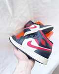 Nike Air Jordan 1 Mid GS Fire Red – Rozmiar 37,5 EU