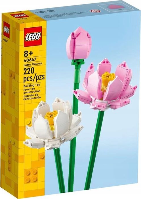 Klocki Lego 40647 Kwiat Lotosu Kwiaty Bukiet Prezent Dzien Mamy + Torb