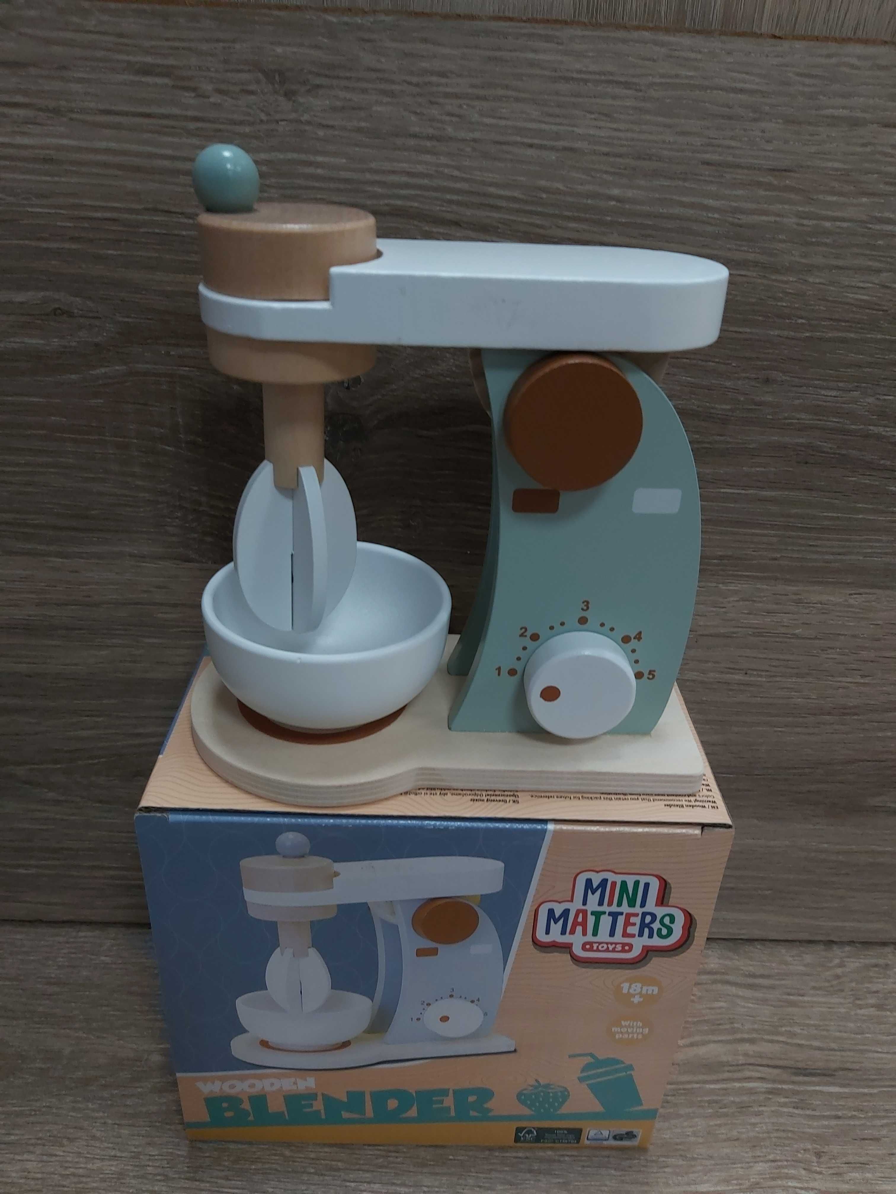 Nowy drewniany blender mikser robot kuchenny Mini Matters