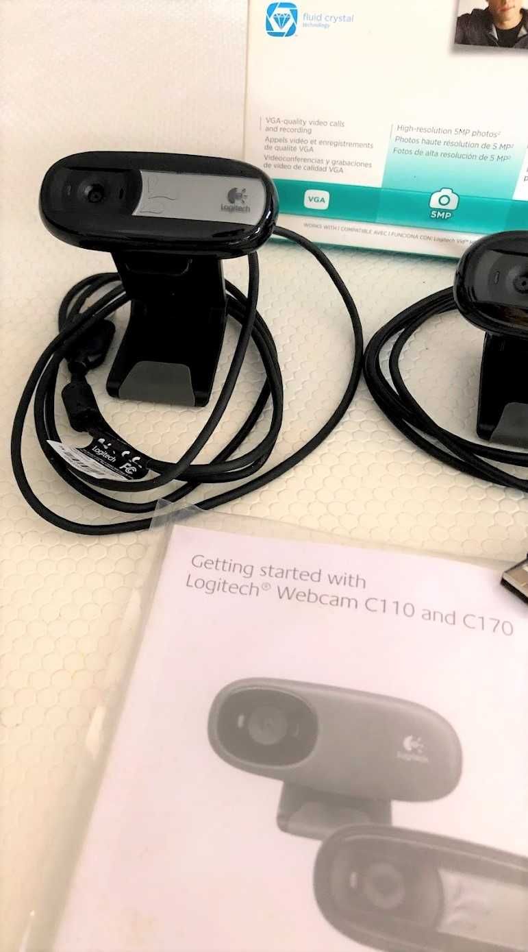 2x webcams Logitech C170 como novas