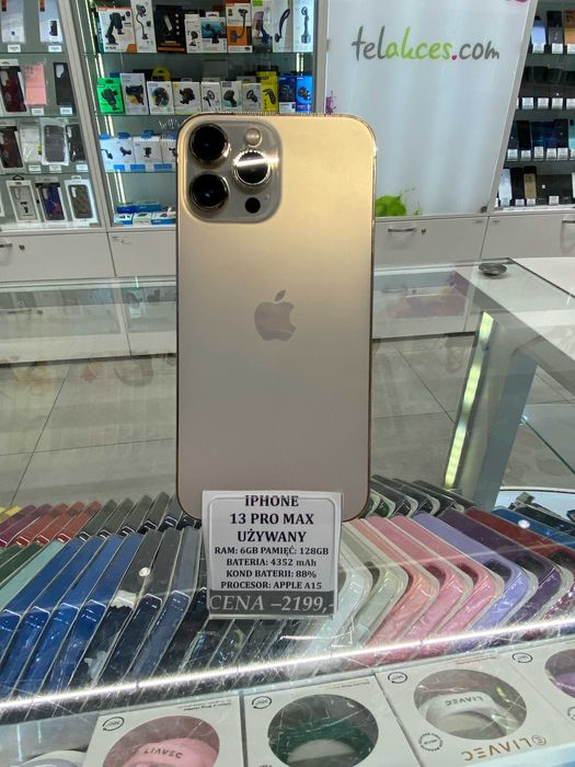 Iphone 13 Pro Max 128GB Bat 88% Telakces Felicity *Raty 0%*