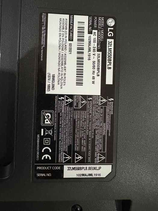 Tv LED LG 32” & Suporte TV