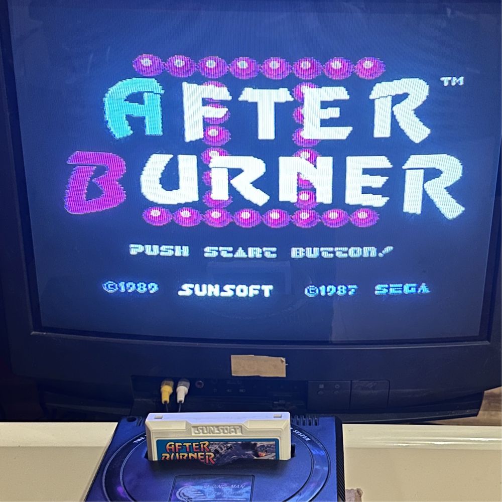 After Burner gra Nintendo Famicom Pegasus