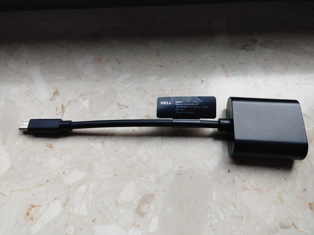 Adapter przejściówka Mini DisplayPort na VGA Dell