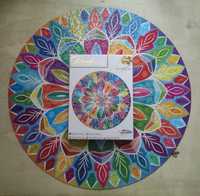 Puzzle kompletne stan idealny Mandala Round, Grafix, 1000 elements