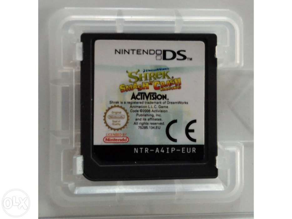 Jogos nintendo ds: tron evolution+shrek smash n'cr