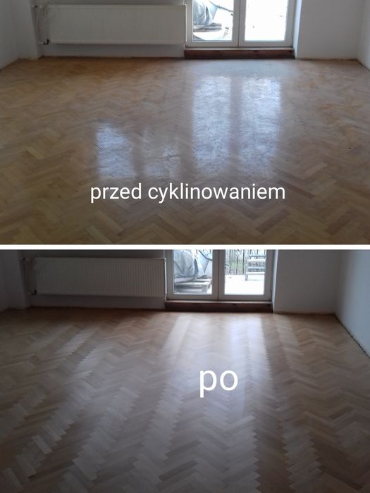 Cyklinowanie podłogi , układanie