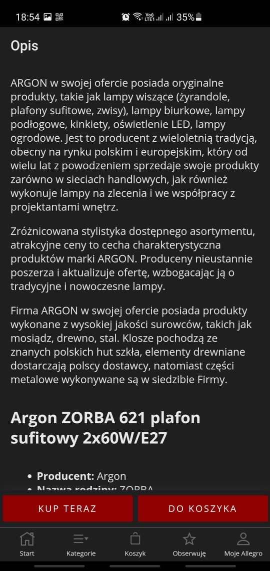 Plafon nowy Zorba621 30cmx30cm