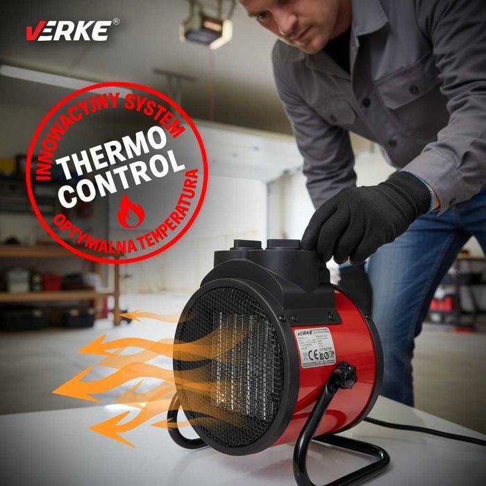 NAGRZEWNICA ELEKTRYCZNA 2000W Termowentylator Ogrzewacz Farelka