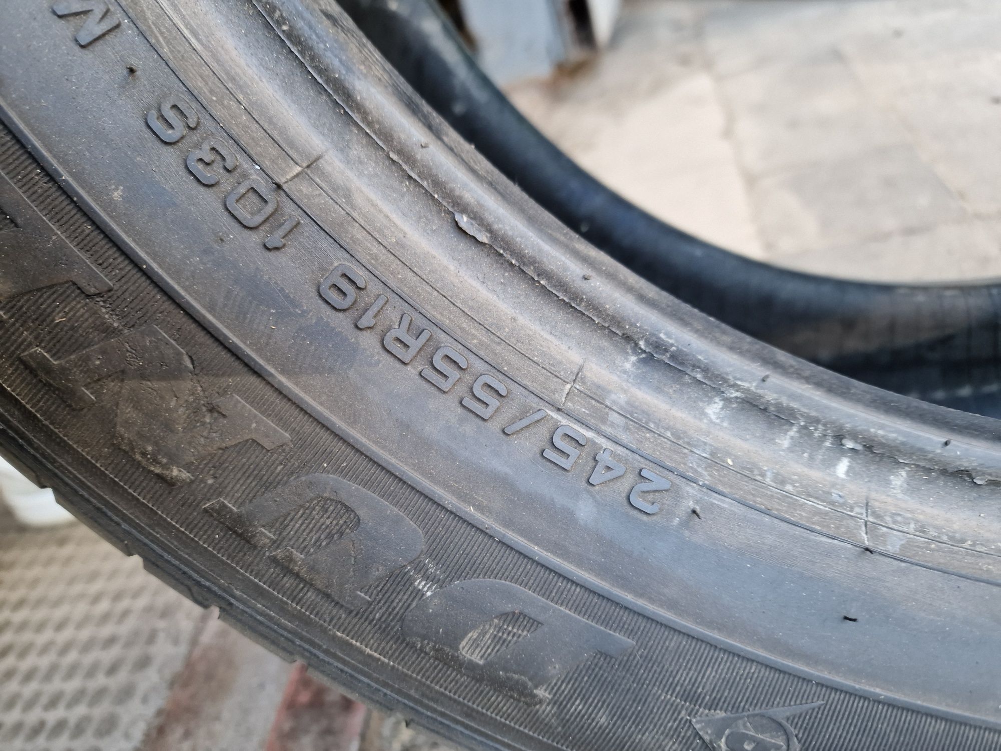 Одна шина 245/55 R19 Dunlop grandtrek st30
