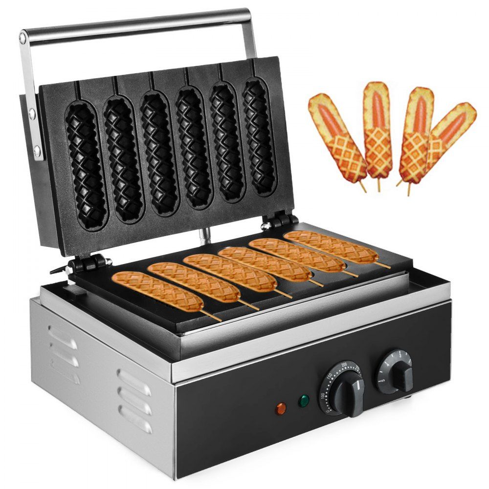 Máquina de Waffles Elétrica Antiaderente de 1500W