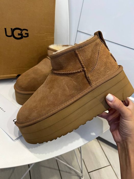 Угг угги Ugg ultra mini platform 5 см 38 на товстій підошві