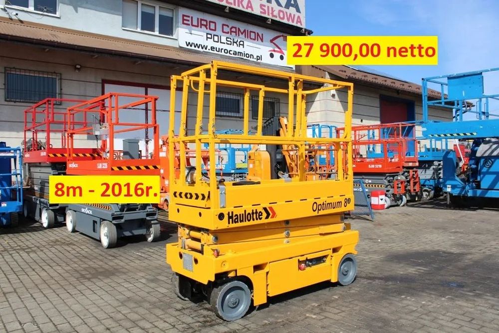 JLG podnośnik nożycowy elektryczny 6 m 8 m 10 m 12 m 14 m 16 m  samojezdny kompaktowy podest ruchomy genie 1932 2646 3246 haulotte
