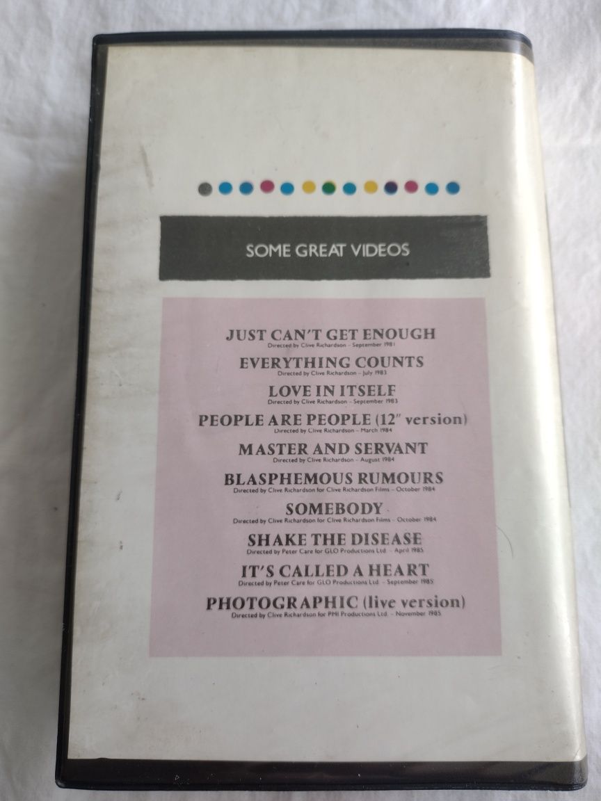 Kasera koncert VHS Depeche Mode SOME GREAT VIDEOS