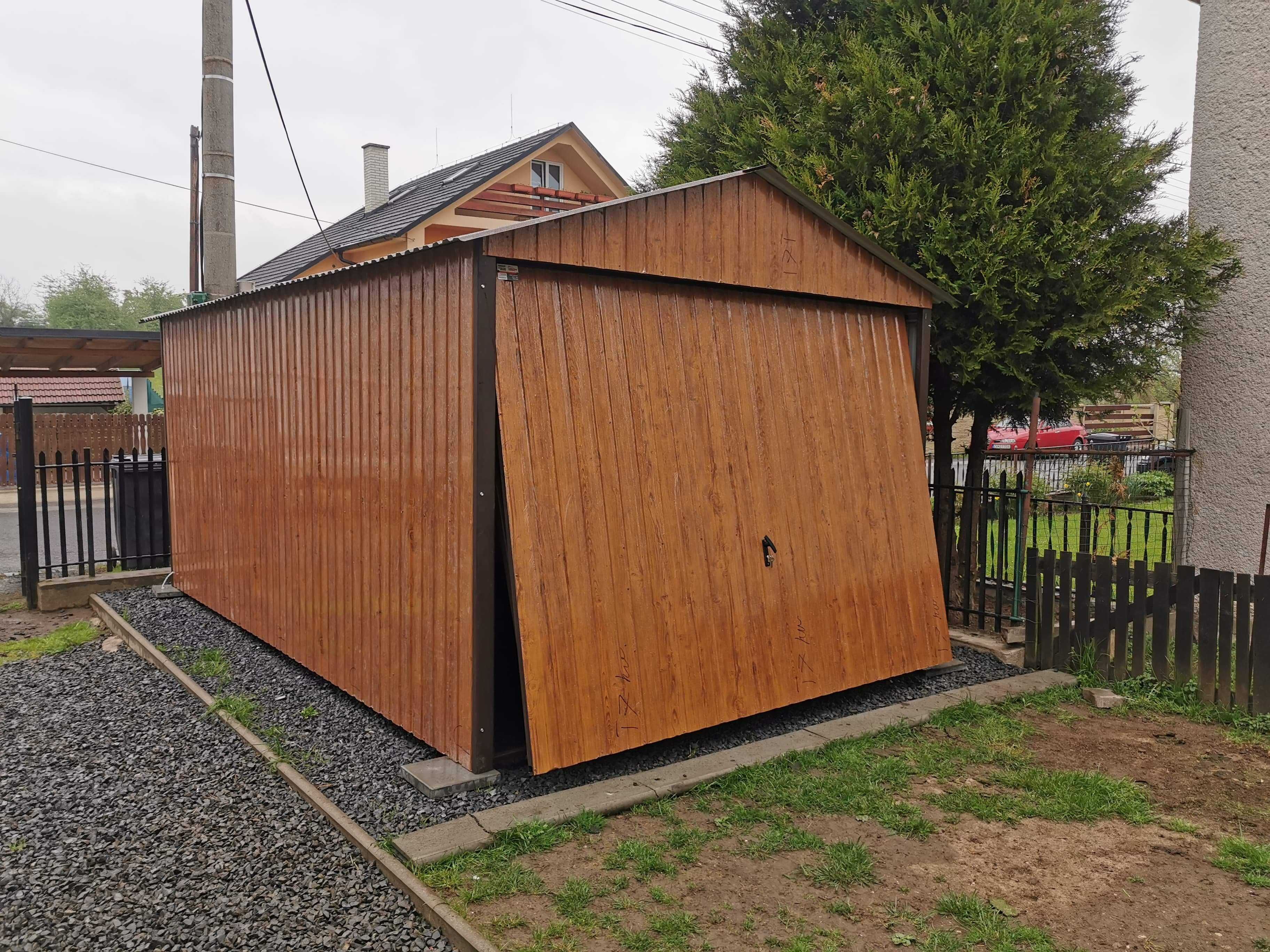 Garaż blaszak 3,5x6 m garaże blaszane Dostawa Montaż Gratis