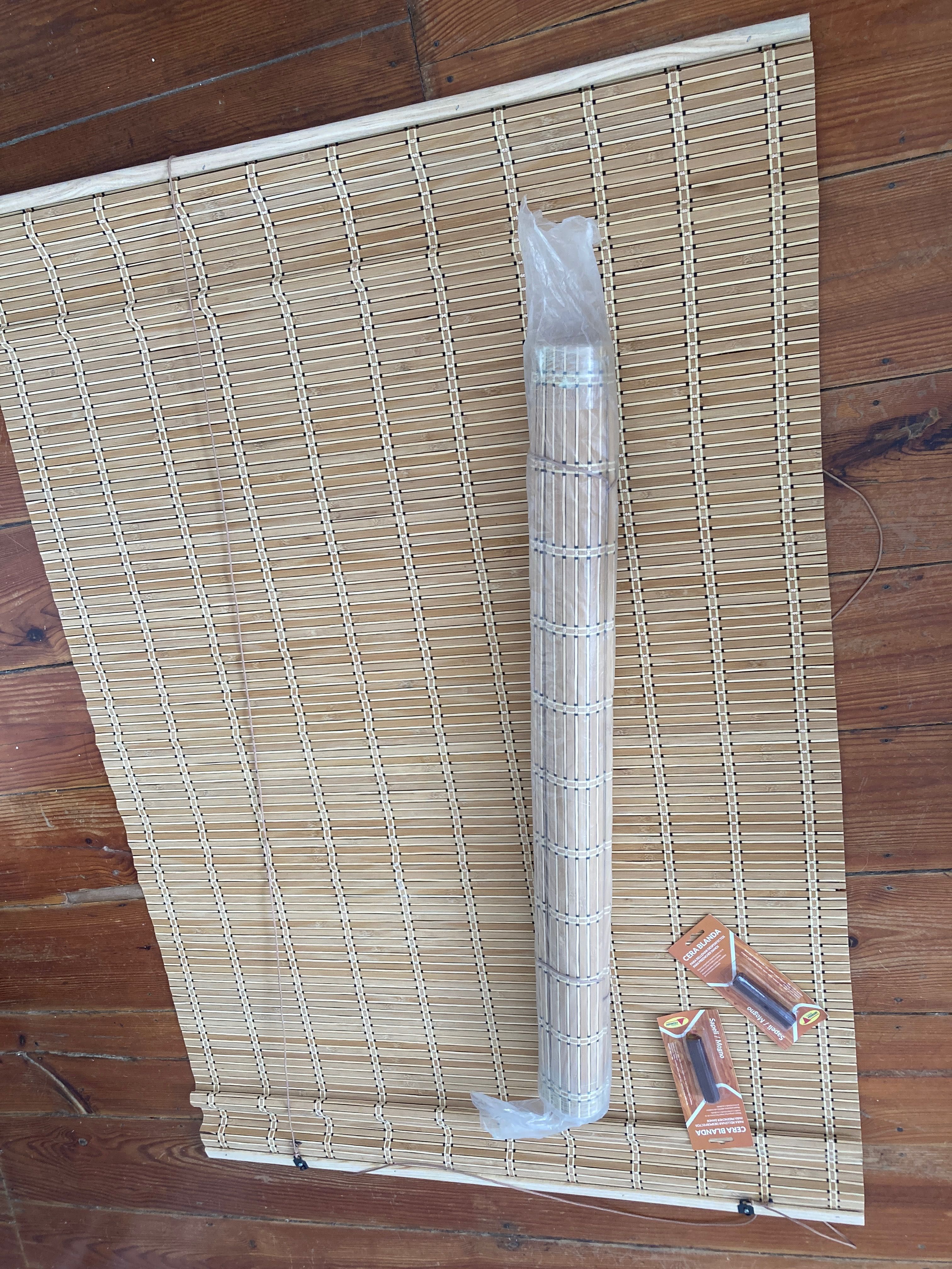 2x Estore de bambu 140x90 Novos