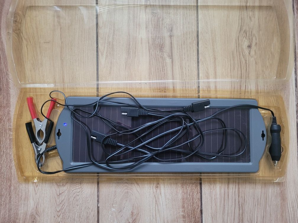 Ładowarka solarna prostownik solarny do akumulatorów panel fotowoltaic