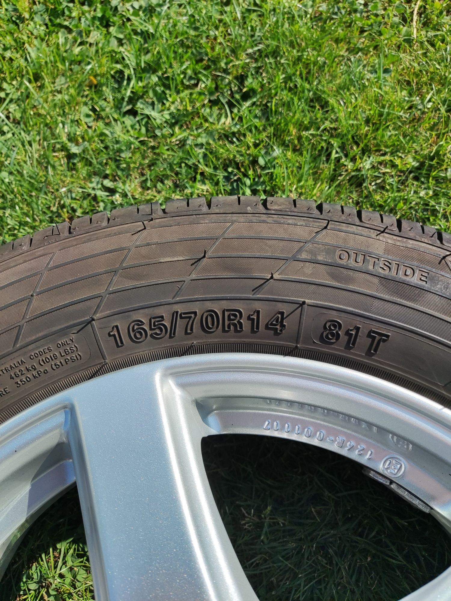 Felgi aluminiowe 14" NOWE OPONY