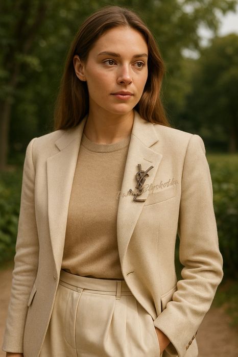 Broszka YSL cudo Old Money Vintage