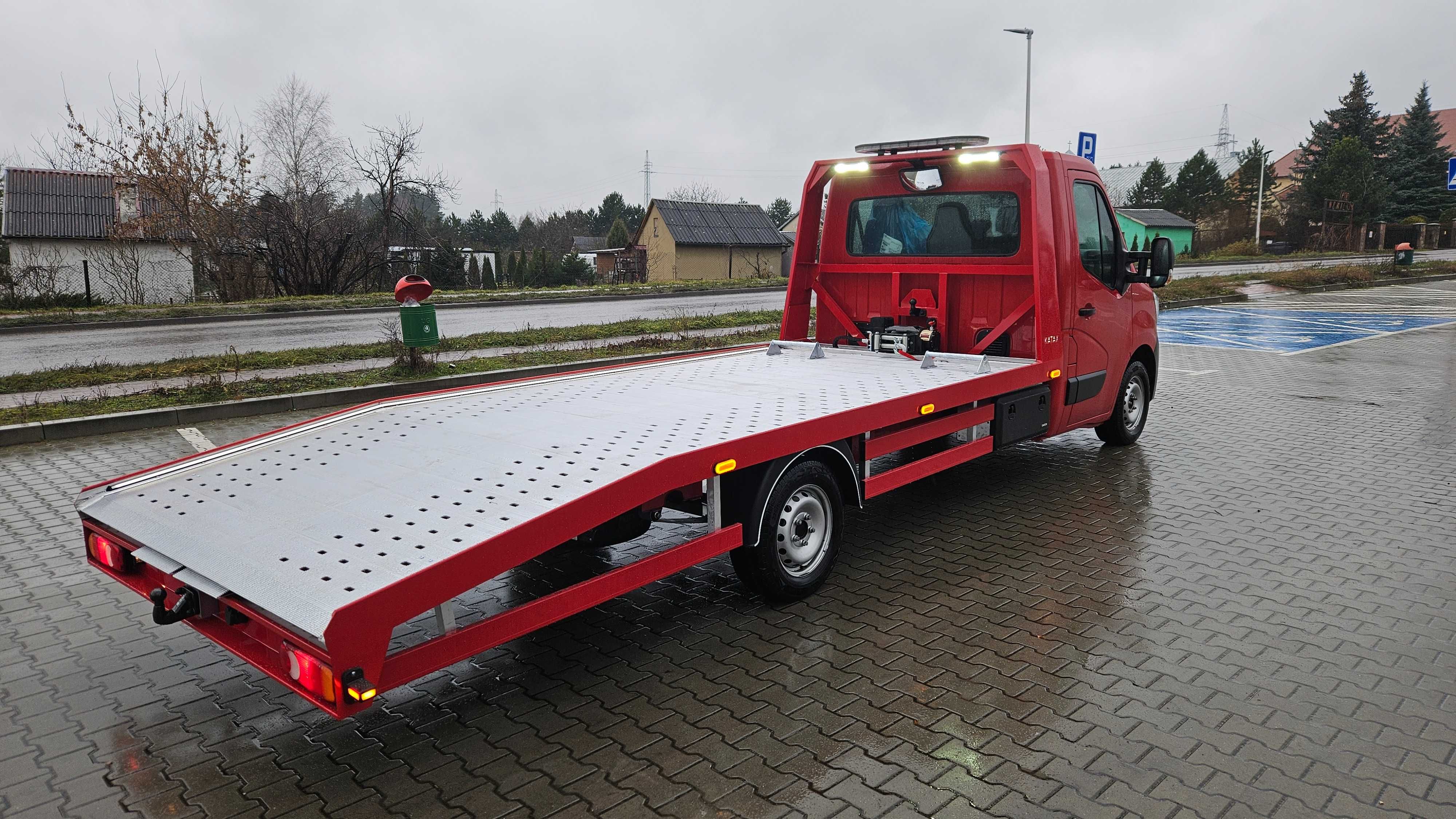 Renault Master Movano Autolaweta Laweta Najazd Aluminiowa Panelowa