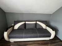 Szara Sofa ,wypoczynek ,kanapa,  łóżko  rozkładane 225x150