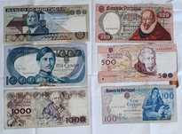 Lotes de notas de escudos