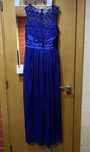 Vestido comprido azul