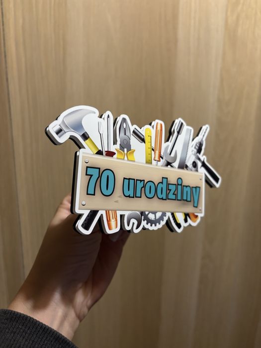 Ozdoba na tort dla majsterkowiczka