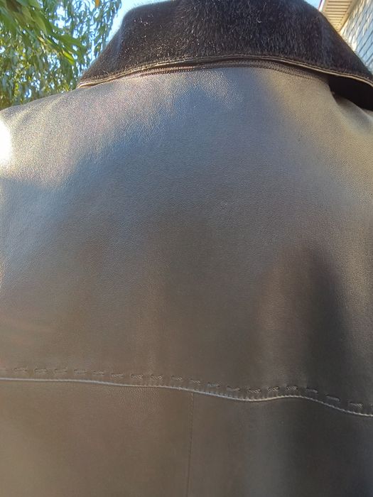 Пиджак мужской кожаный