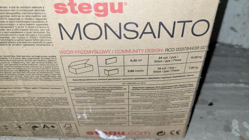 Płytki ceglane cegła cięta Stegu Monsanto