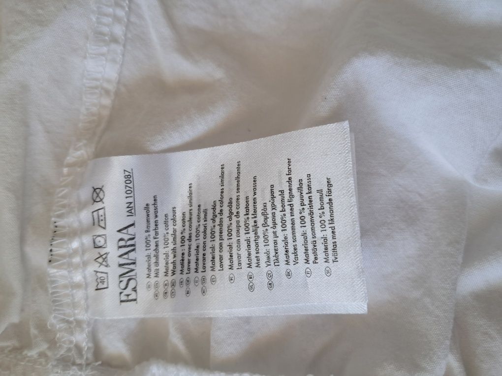 Sukienka długa, biała Esmara rozm 44