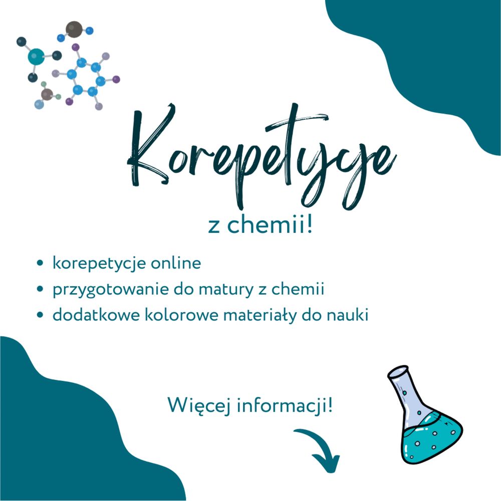 korepetycje z matematyki i chemii rozszerzonej matura egzamin chemia