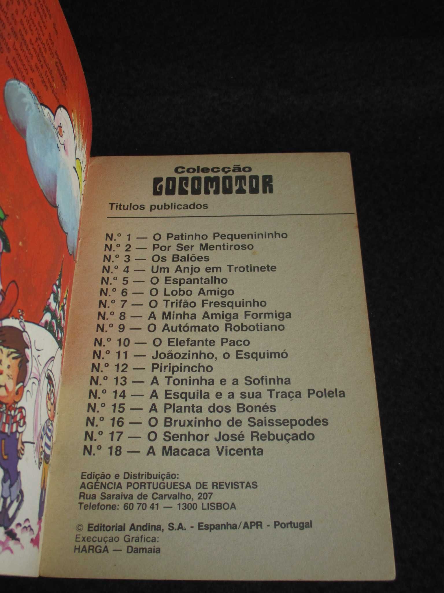 Livro Trifão Fresquinho Locomotor