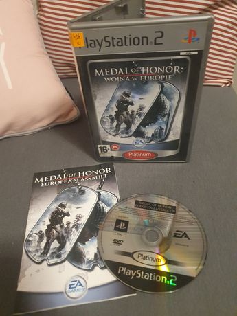 Gra gry ps2 playstation 2 Medal of Honor Wojna w Europie PL