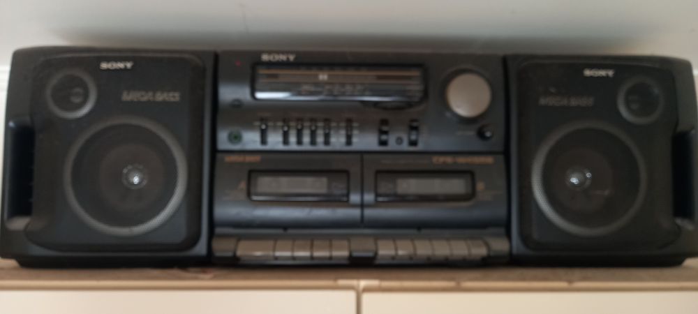 Автомагнитола магнитофон двухкассетный SONY CFS W455S