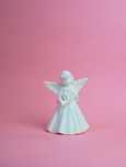 figurka ozdoba aniołek anioł porcelana retro boże narodzenie