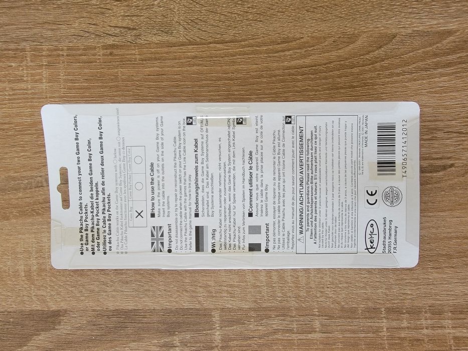 Cabo para GameBoy color pokemon (várias unidades)