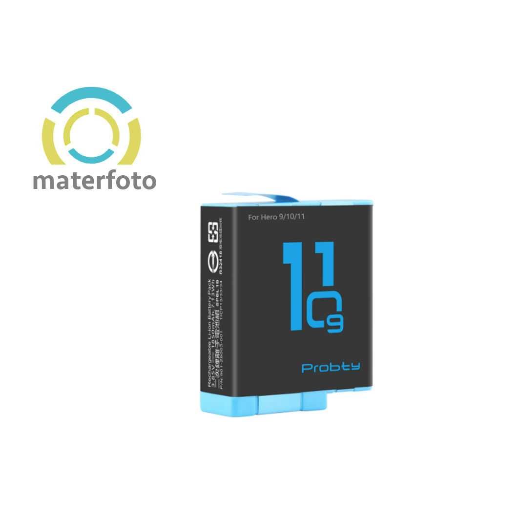 (NOVO) Bateria GoPro 9 / 10 / 11 / 12 Probty 1850mAh