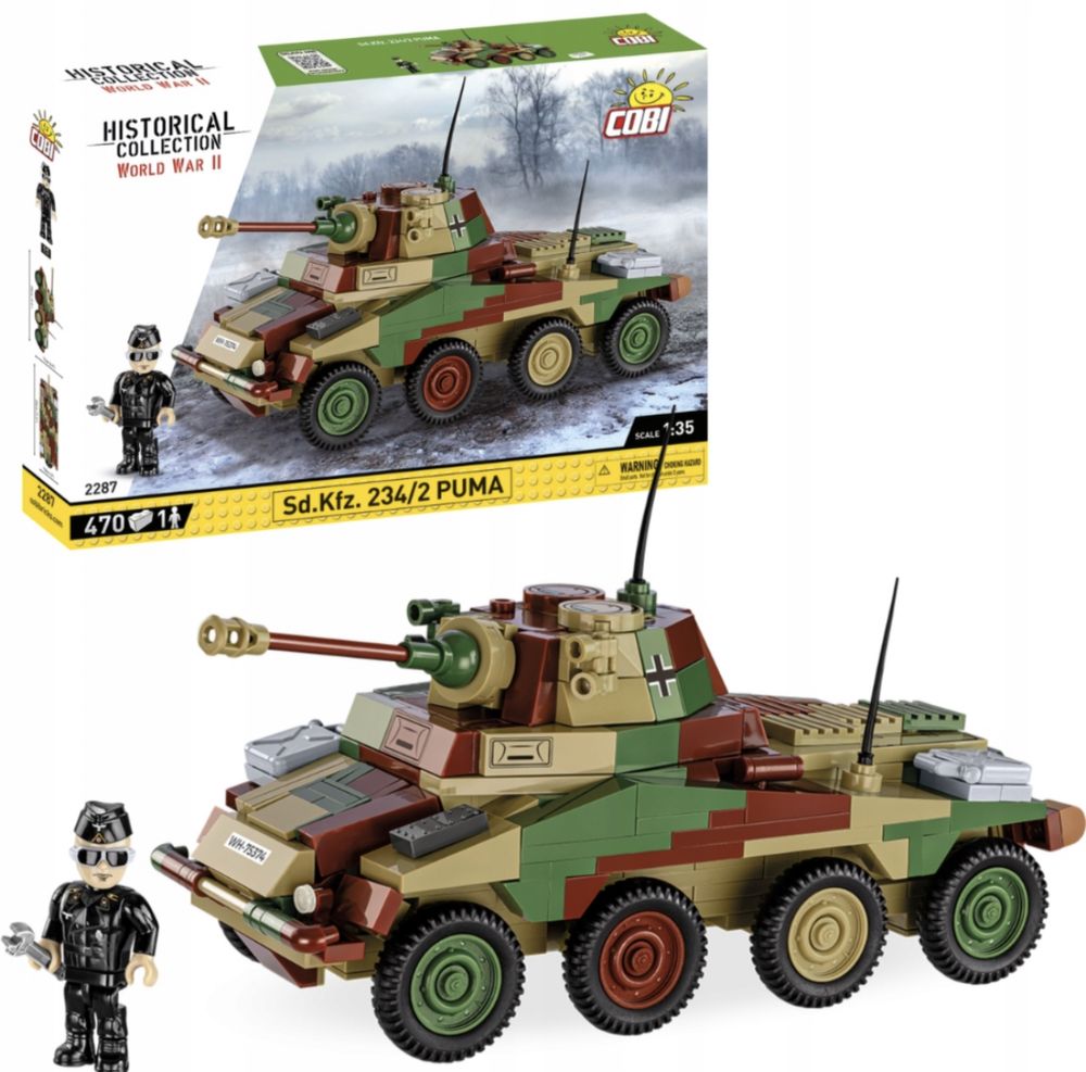 Klocki COBI 2287 SD.KFZ.234/2 PUMA Czołg