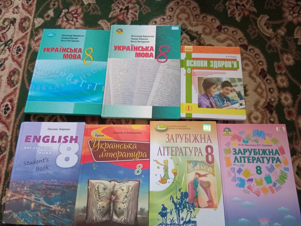 Підручники 8 клас