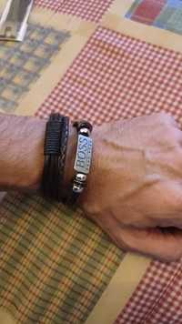 Pulseiras de homem Armani e Hugo boss diesel