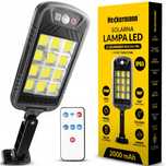 Lampa Solar-LED Ogrodowa z Czujnikiem Ruchu i Zmierzchu – Zestaw