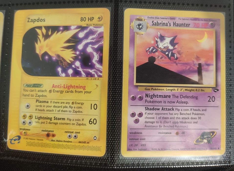Cartas Pokémon Vários Sets