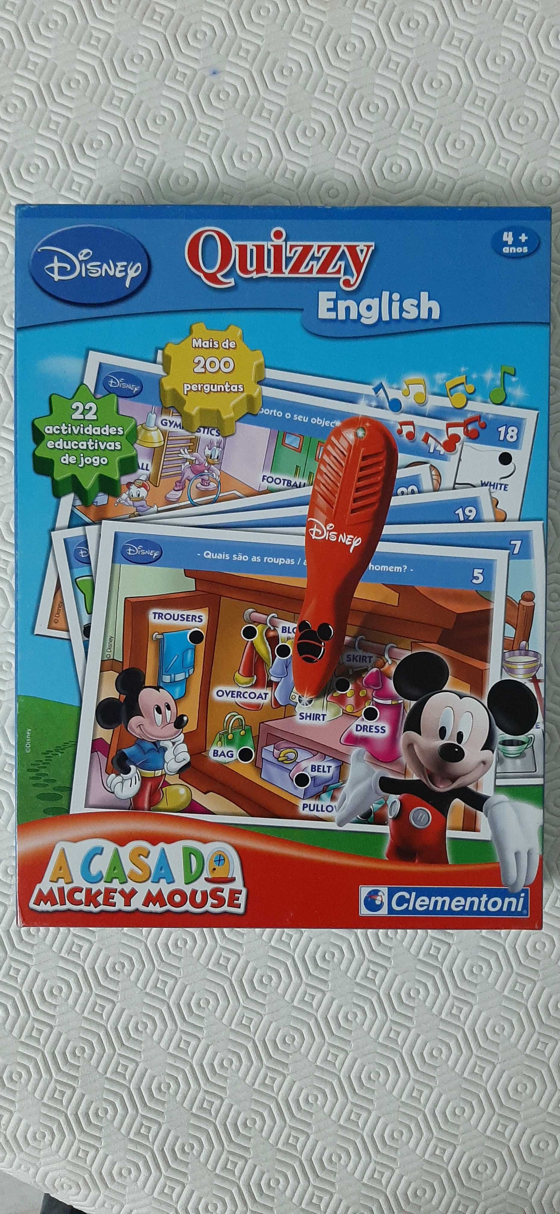 Jogo interativo "A Casa do Mickey" - para aprender inglês a brincar