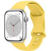 Pasek apple watch żółty 45mm