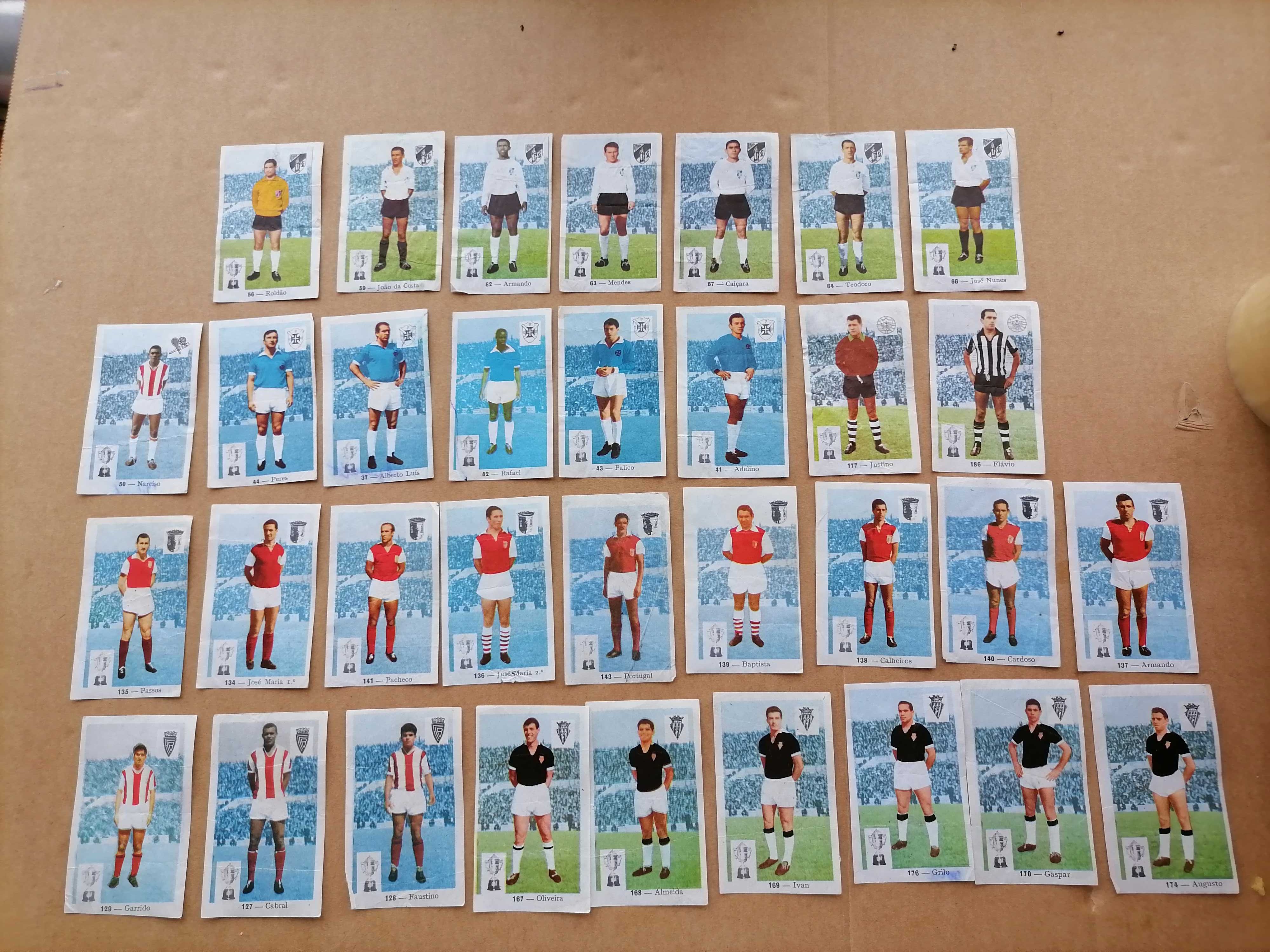 Cromos Caramelos ASES DO FUTEBOL 1962/63 A Francesa