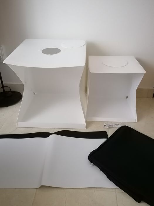 Kit para fotografia portátil (light box)