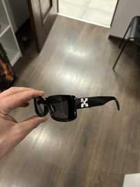 Okulary Off-White Arthur Przeciwsłoneczne Sunglasses Off White Czarne