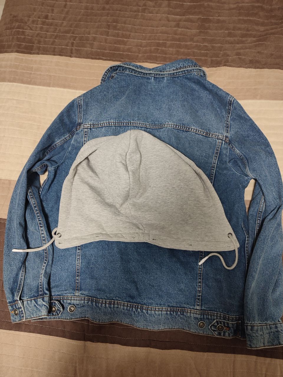 Чоловіча джинсова куртка з капюшоном CELIO